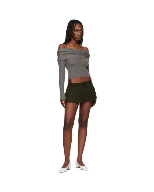 GUIZIO Black Marlowe Top