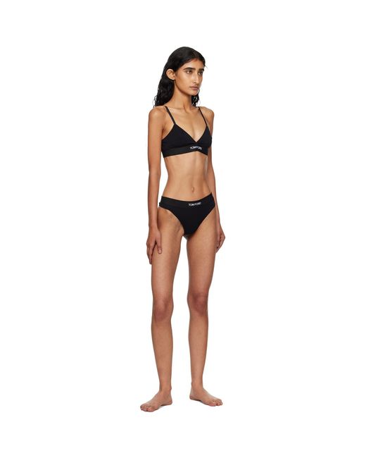 Tom Ford Black Modal Signature Bra