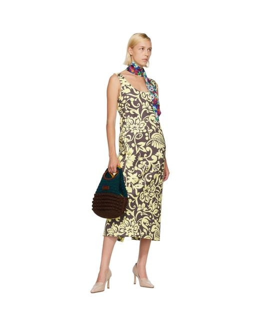 Marni Black Wool Knotty Crochet Bag