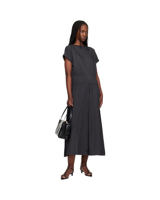 Robe Midi Simos Grise Studio Nicholson en coloris Black