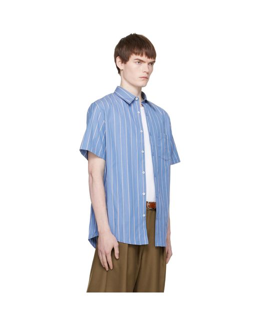 A.P.C. Blue Bart Shirt for men