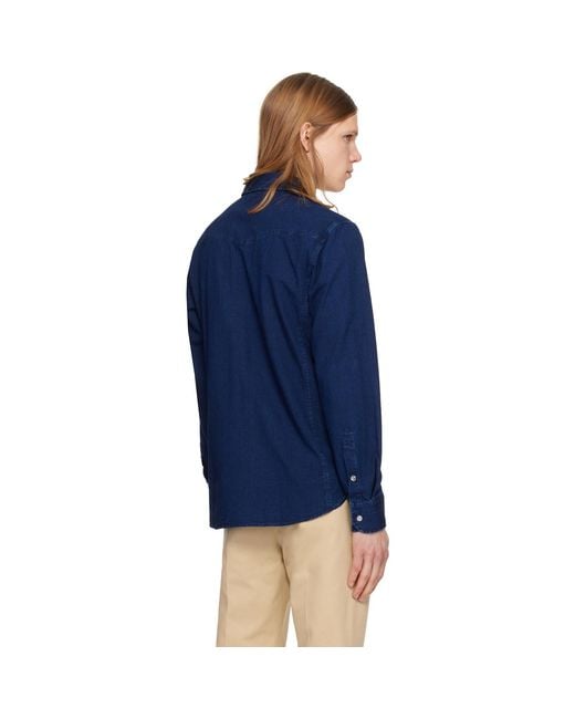 Tom Ford Blue Western Shirt for men