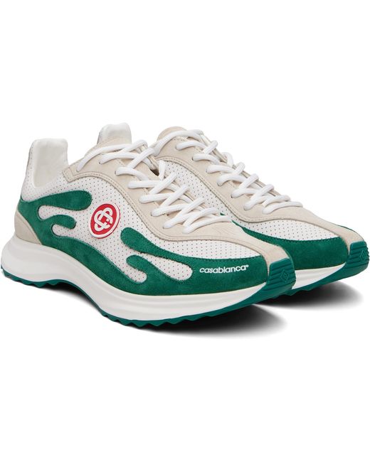 Casablanca Green Stade Sneakers for men