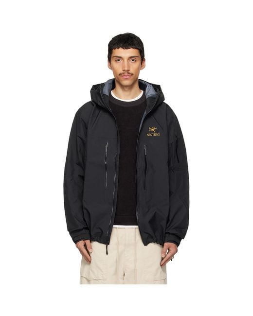 Arc'teryx Black Alpha Sv Jacket for men