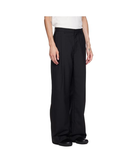 Kiko Kostadinov Black Vaals Tailored Trousers for men