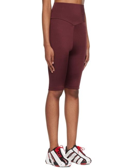 Wolford Red The Workout Biker Shorts