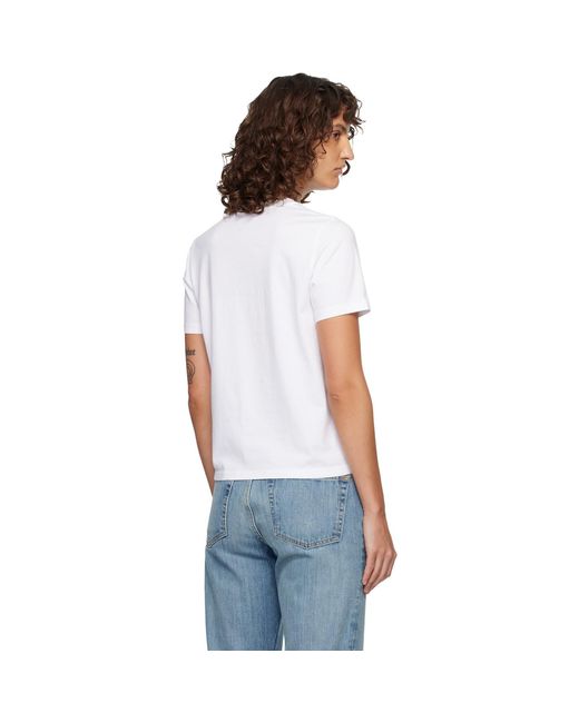 A.P.C. White Pomme T-Shirt