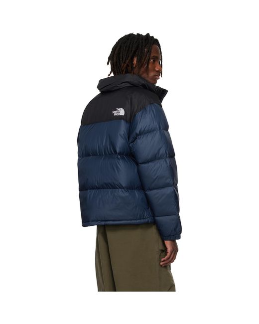 The North Face Blue Khaki 1996 Retro Nuptse Down Jacket for men