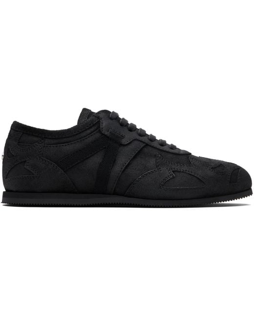 Ann Demeulemeester Black Milton Low-Top Boxing Sneakers for men