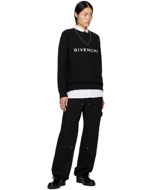 Givenchy Black Studded Jeans for men