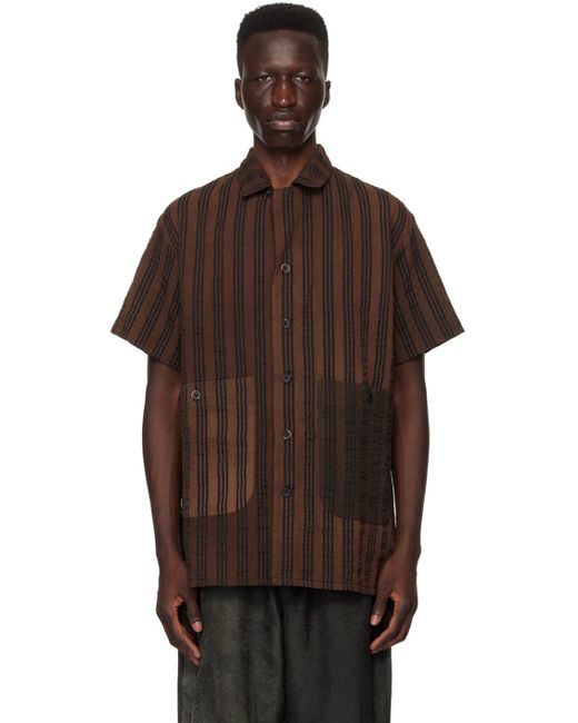 Uma Wang Brown Terry Shirt for men