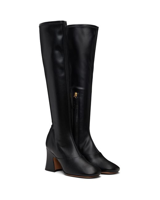 Chloé Black Janis Heeled Tall Boots