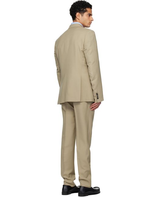 Dries Van Noten Black Single-Breasted Suit for men