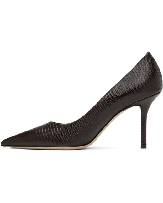 Jimmy Choo ブラウン Love 85 ヒール Black