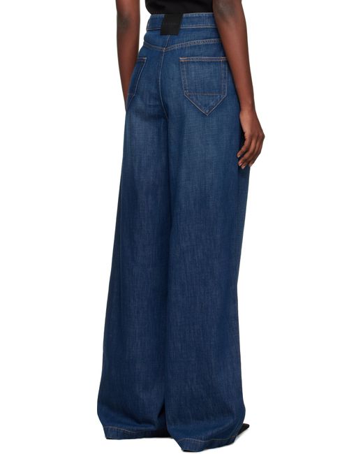 Lanvin Blue Darted Jeans