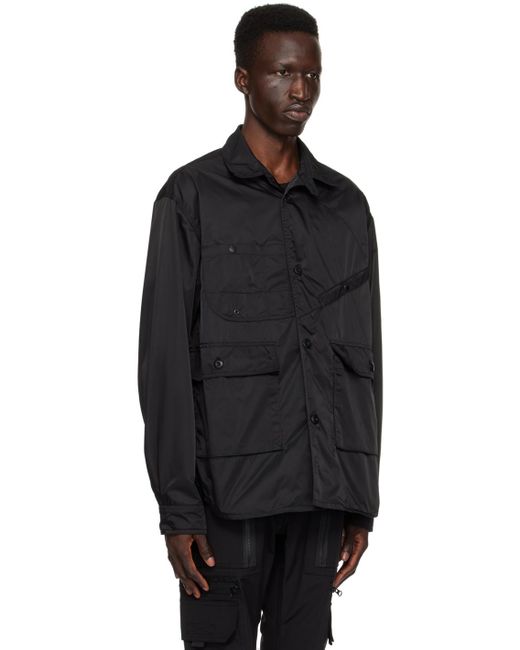 Chemise noire à poches Junya Watanabe pour homme en coloris Black