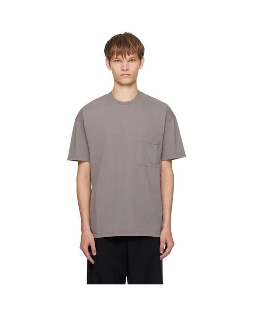 The Row Gray Taupe Niels T-Shirt for men
