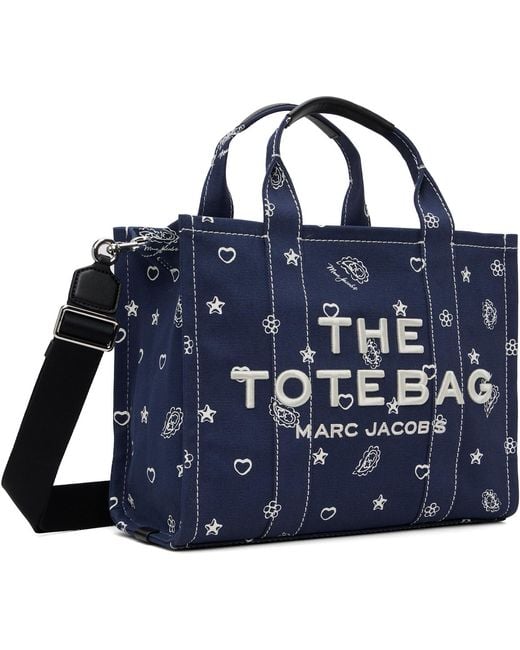 Marc Jacobs Blue 'The Bandana Canvas Medium' Tote