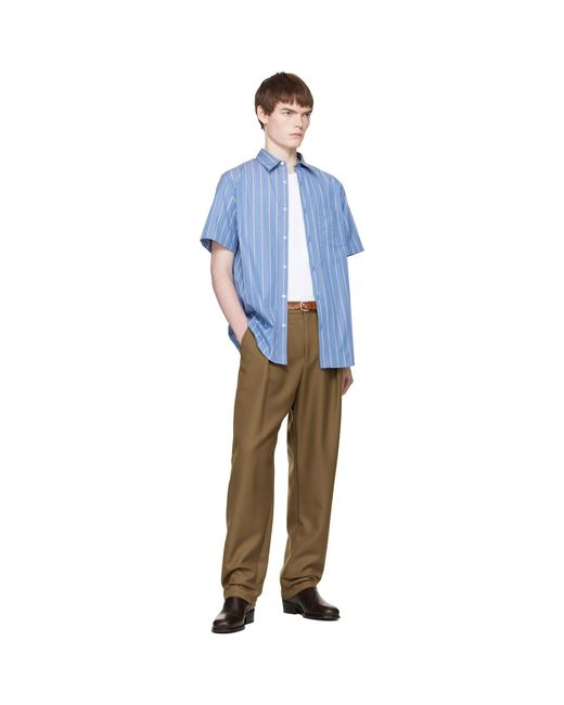 A.P.C. Blue Bart Shirt for men