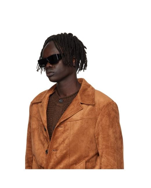 Retrosuperfuture Black Notte Sunglasses for men