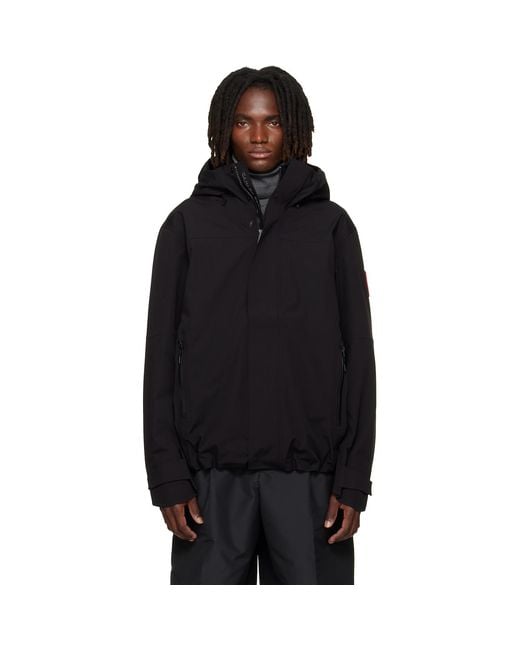 Canada Goose Black Rupert Rain Jacket for men