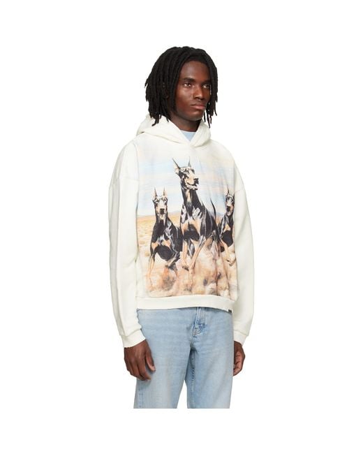 Represent Black Off- Western Dobermans Hoodie for men