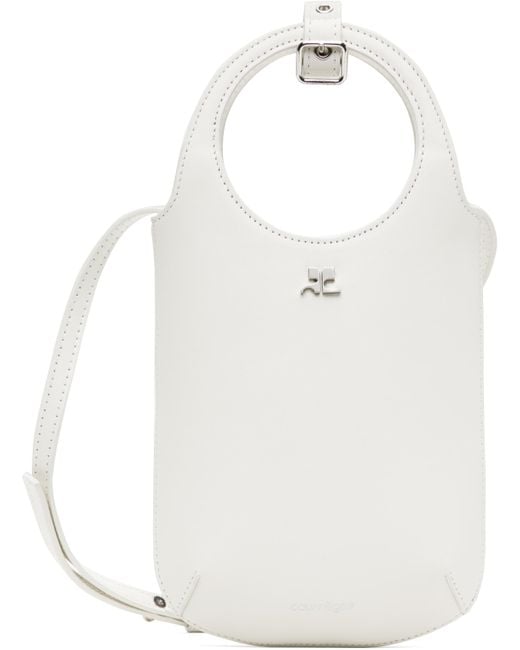 Courreges オフホワイト スリム Holy バッグ White