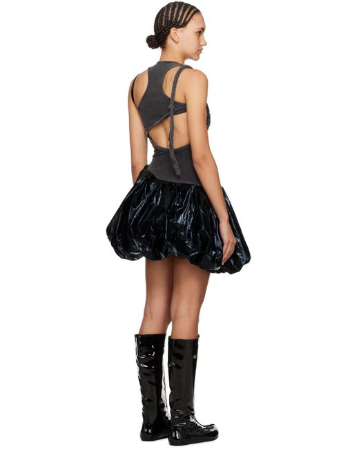 OTTOLINGER Black Bubble Minidress