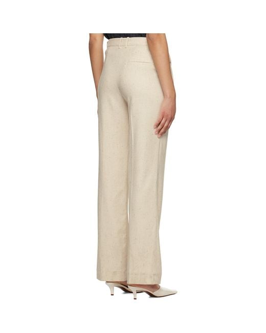 THE GARMENT Natural Taranto Trousers
