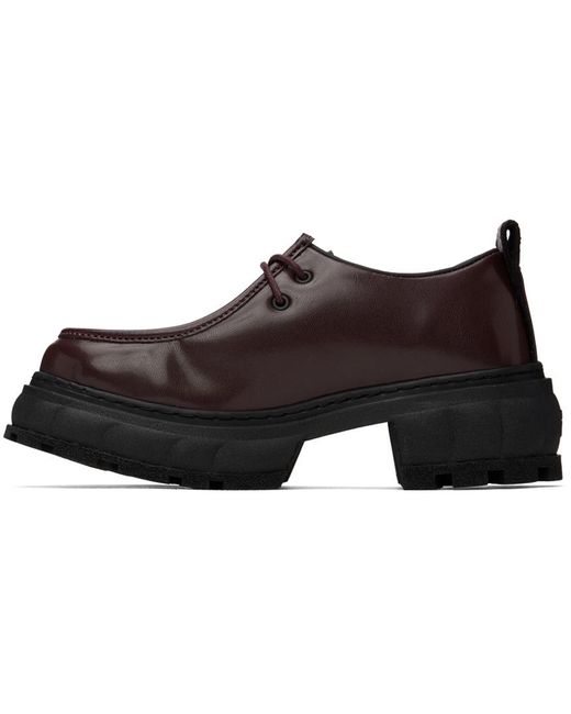 Chaussures oxford new order bourgogne édition carne bollente Viron pour homme en coloris Black
