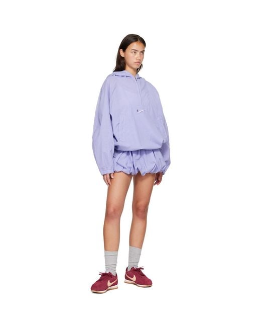 Nike Blue Lightweight Bubble Skort