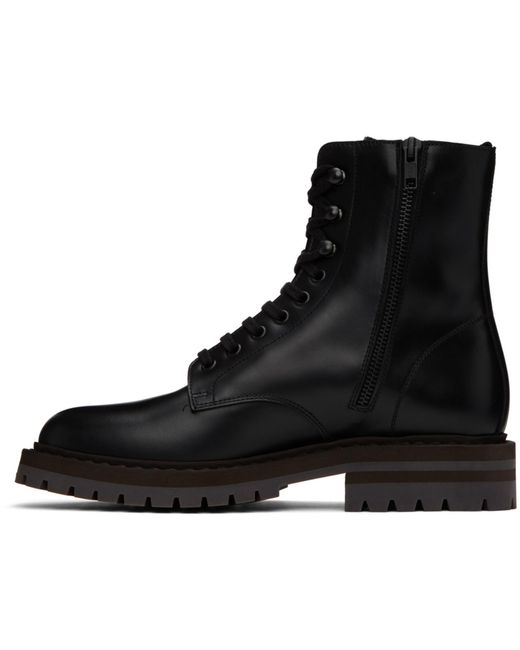 Common Projects Black Combat Boots for men