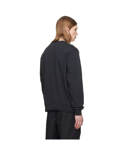 A.P.C. Black Standard Grand 'Vpc' Sweatshirt for men