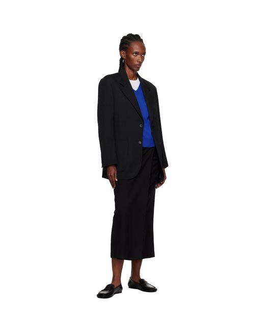 DUNST Blue Oversized Wool Blazer