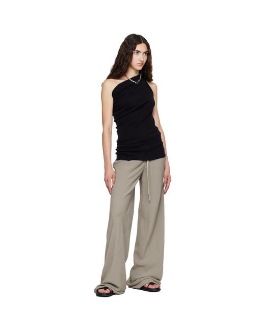 Rick Owens Black Tower Athena Top