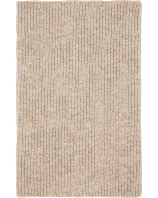 Rick Owens Natural Concordians Tube Scarf