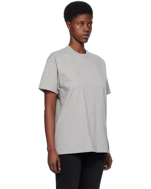 Totême  Black Toteme Gray Straight T-shirt