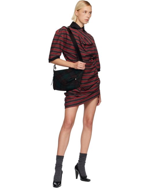 Vivienne Westwood Black Maxime Small Crossbody Bag