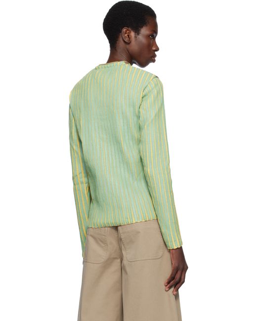 Stanley Raffington Green Plated Knit Jacket