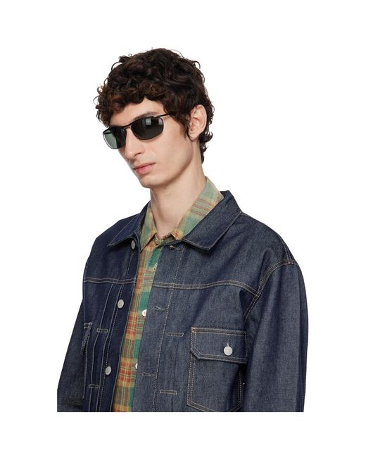 Ray-Ban Gray Olympian I Deluxe Sunglasses for men