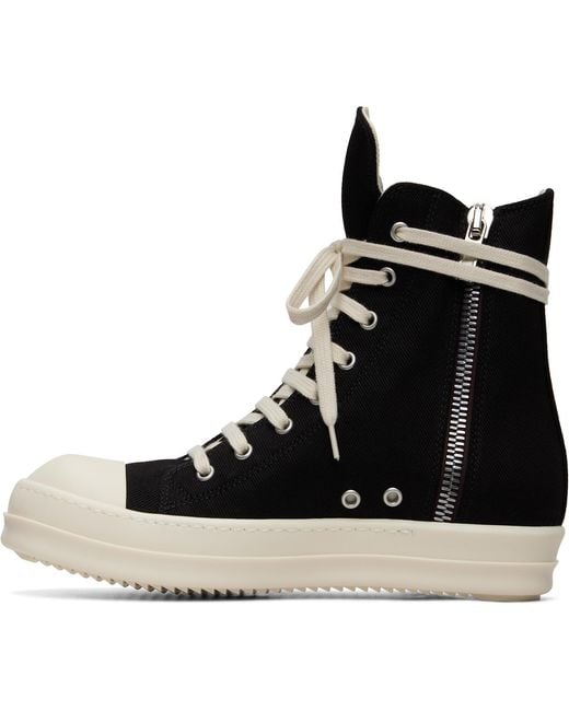 Rick Owens Black Tower Sneaks Sneakers