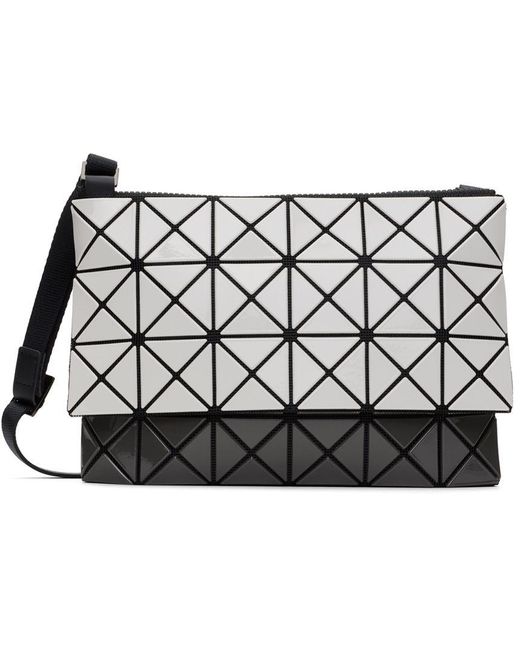 Bao Bao Issey Miyake Black & Off-white Prism Kangaroo Crossbody Bag for ...