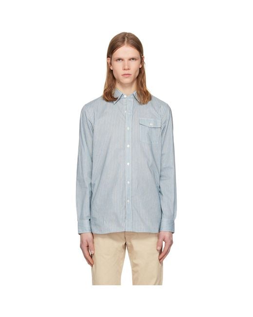 RRL Black Eli Dress Shirt for men