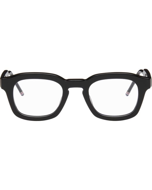 Thom Browne Black Acetate Glasses for men