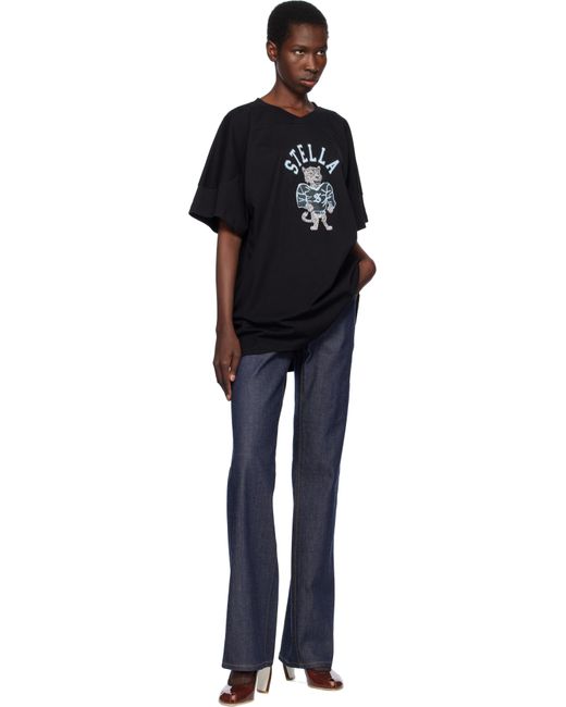 【関税込み】Stella McCartney ブラック Leopard Mascot Tシャツ Stella McCartney ブラック Leopard Mascot Tシャツ ブラック | Lyst