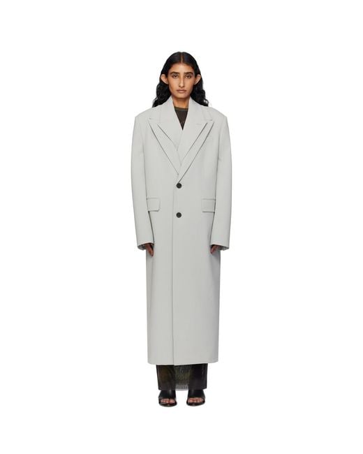 Jean Paul Gaultier Black Double Layer Body Detail Coat