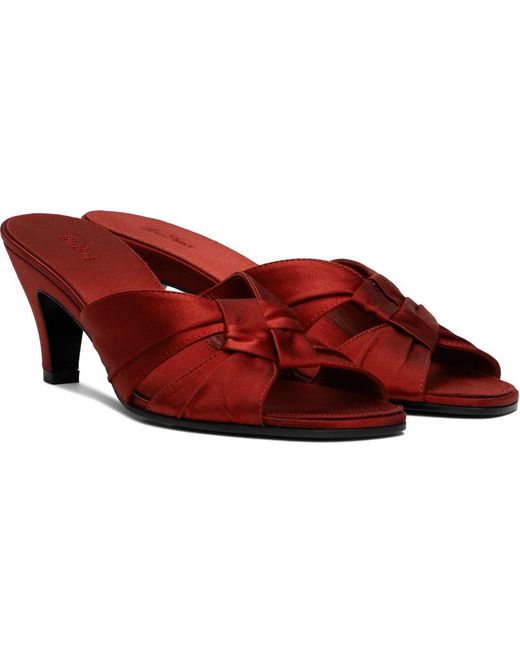 The Row Black Soft Knot Pumps