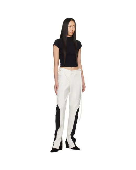 OTTOLINGER Multicolor Contrast-Panel Trousers