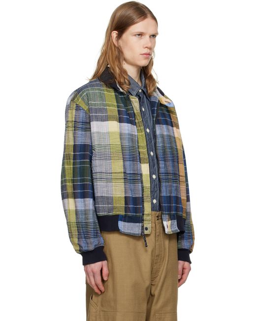 Engineered Garments Blue Enginee Garments Ll Bomber Jacket for men