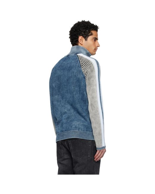 DIESEL Blue K-Heronimo Sweater for men